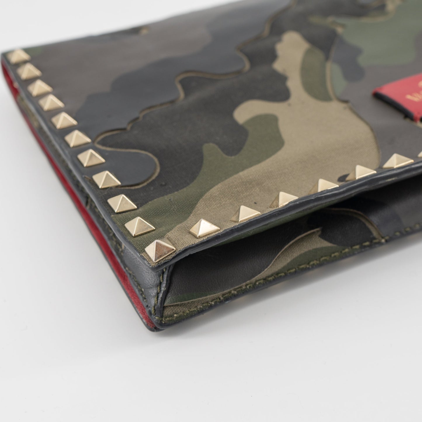 Valentino Bag Rockstud Camouflage Clutch