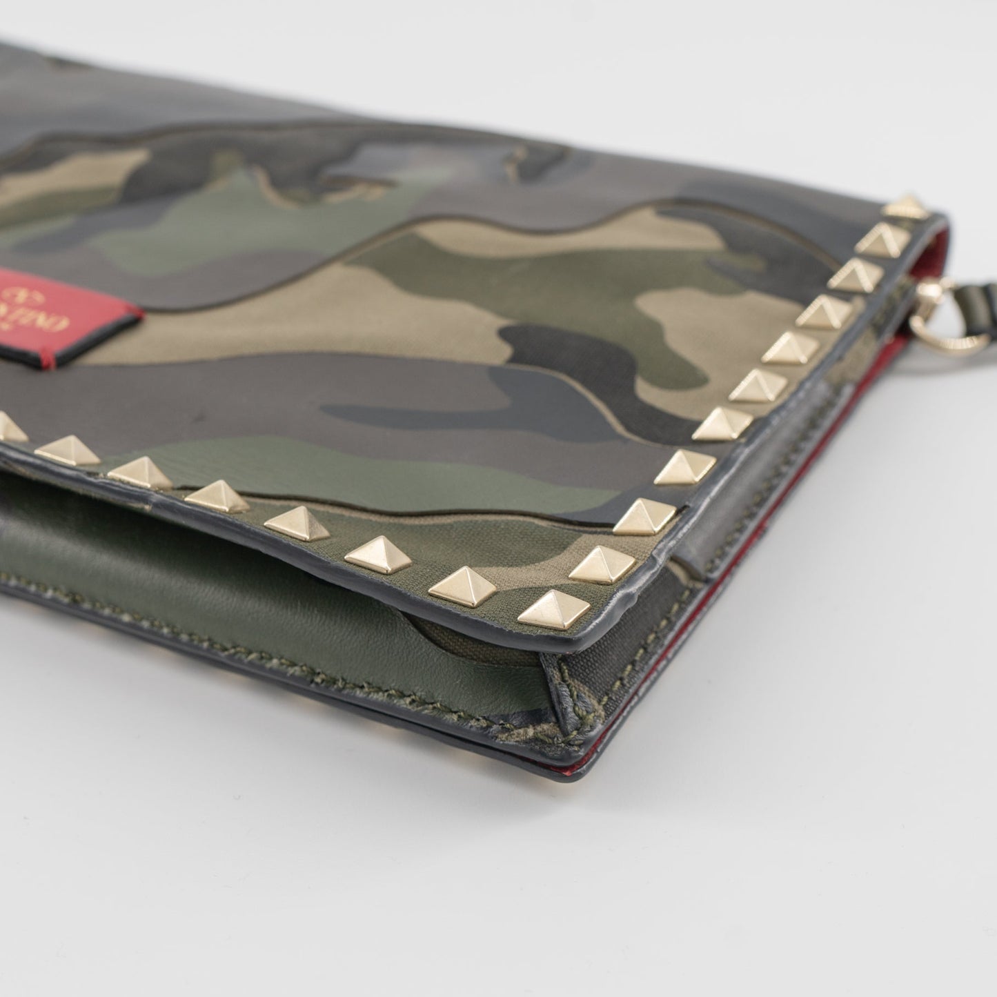 Valentino Bag Rockstud Camouflage Clutch
