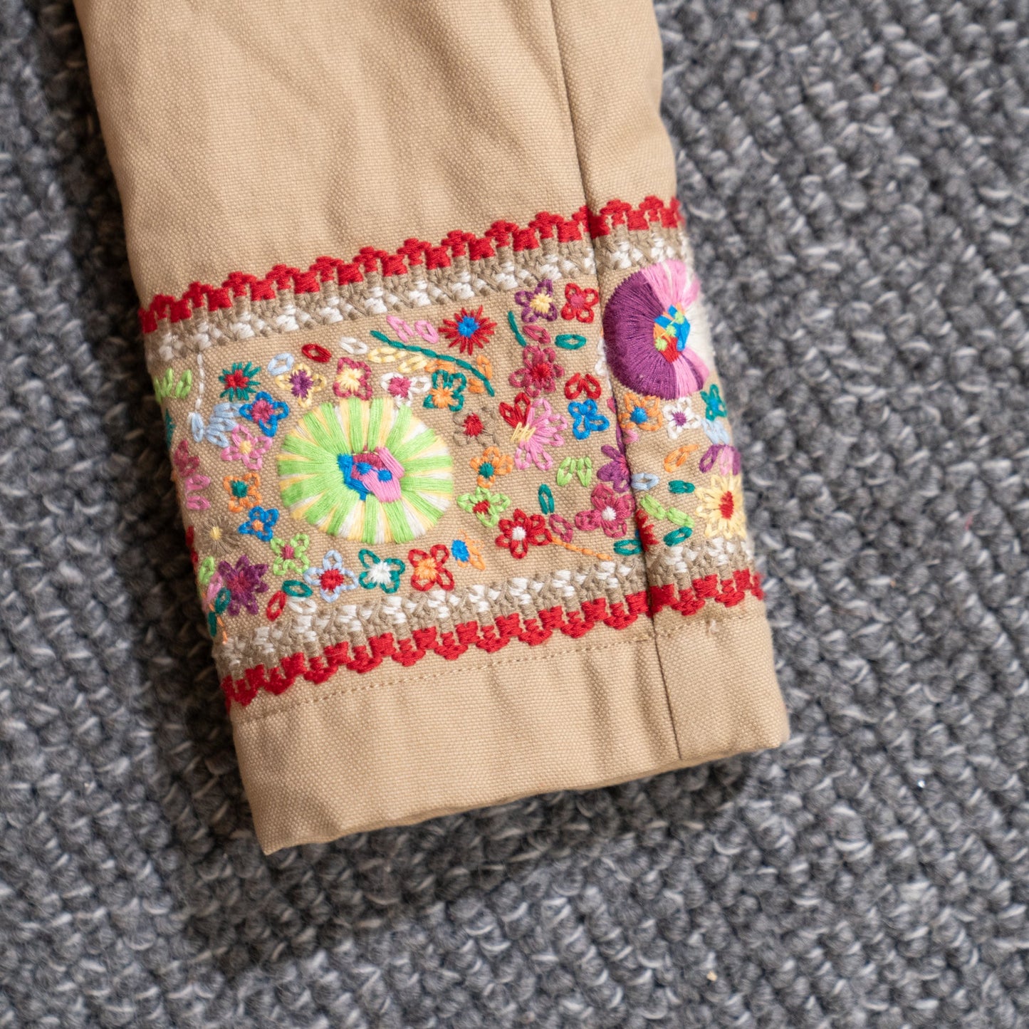 Red Valentino embroidery long coat TWS