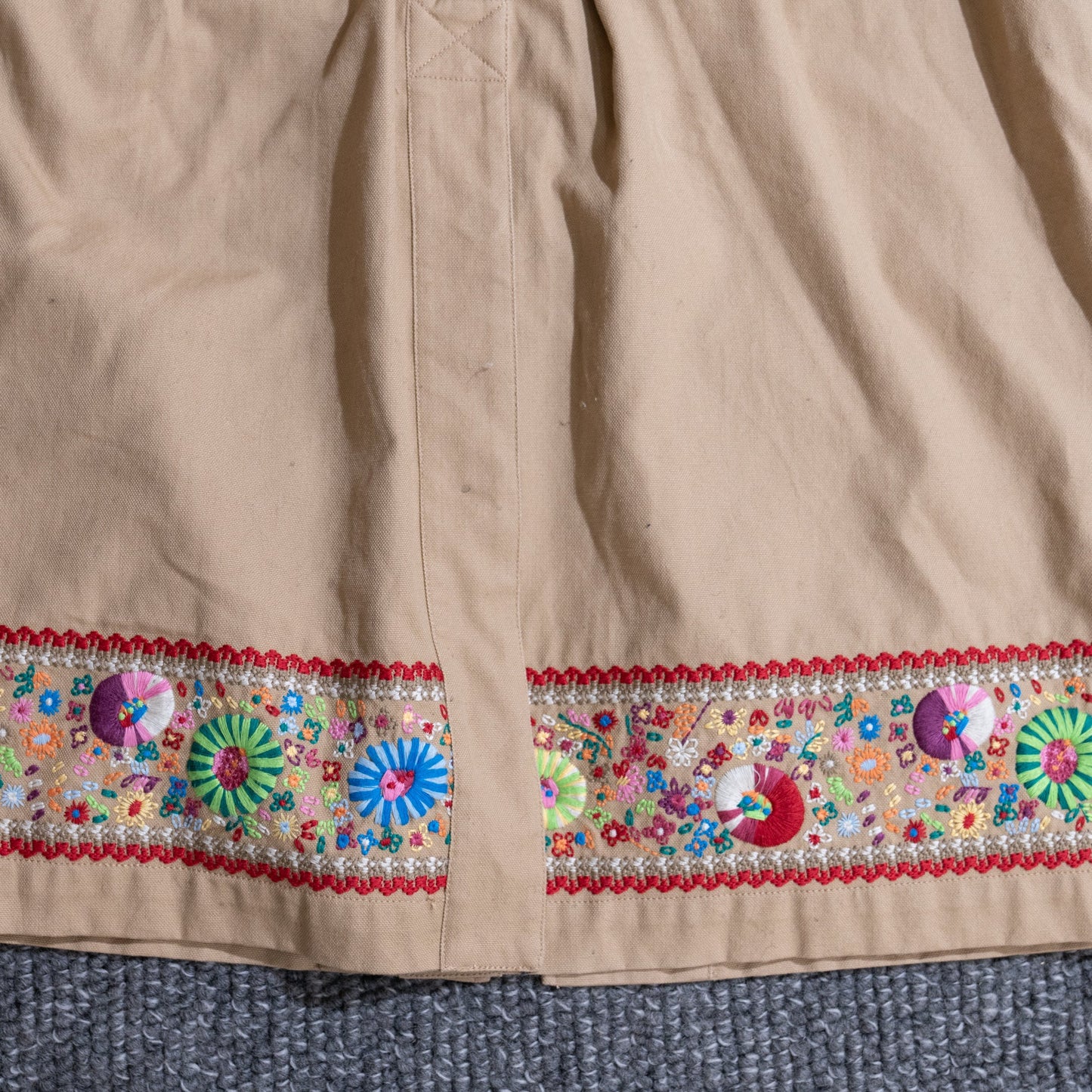 Red Valentino embroidery long coat TWS