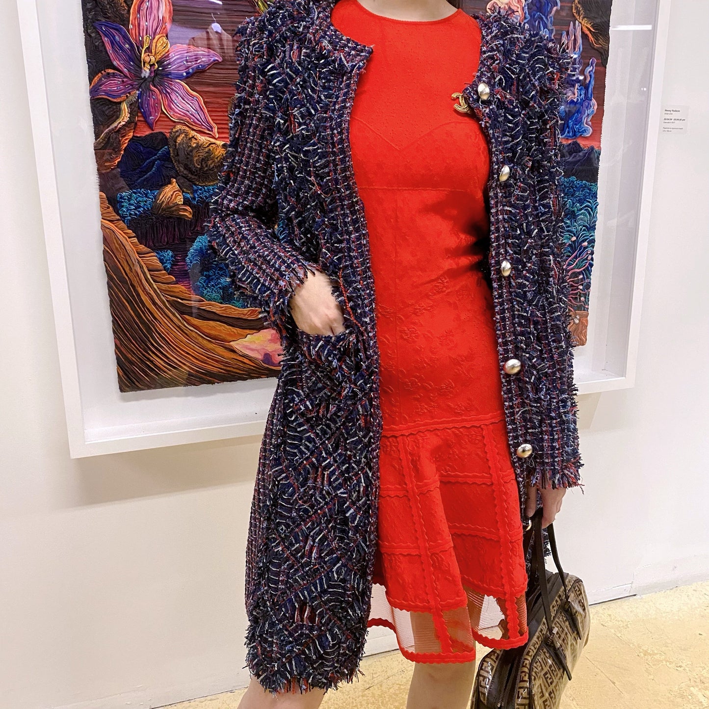 Alexander McQueen Long Red Skirt TWS