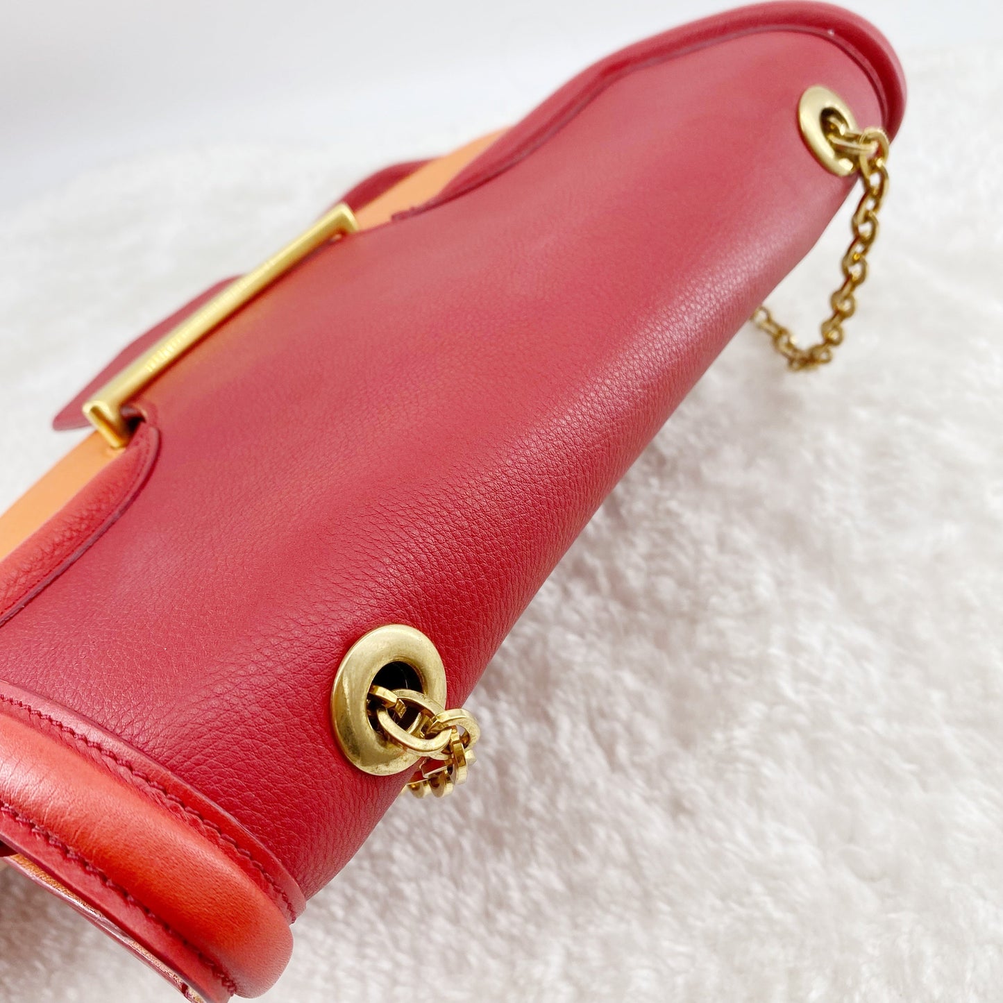 Alexander McQueen Red Chain Bag