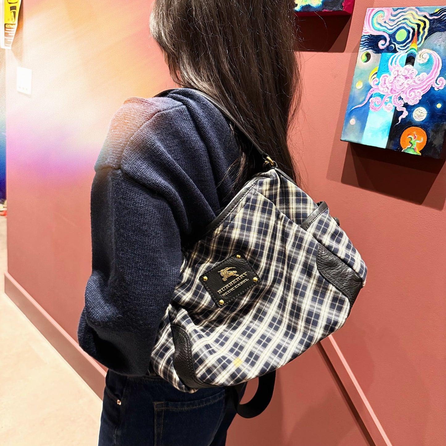 Burberry Nova Check 2 way Shoulder Bag TWS