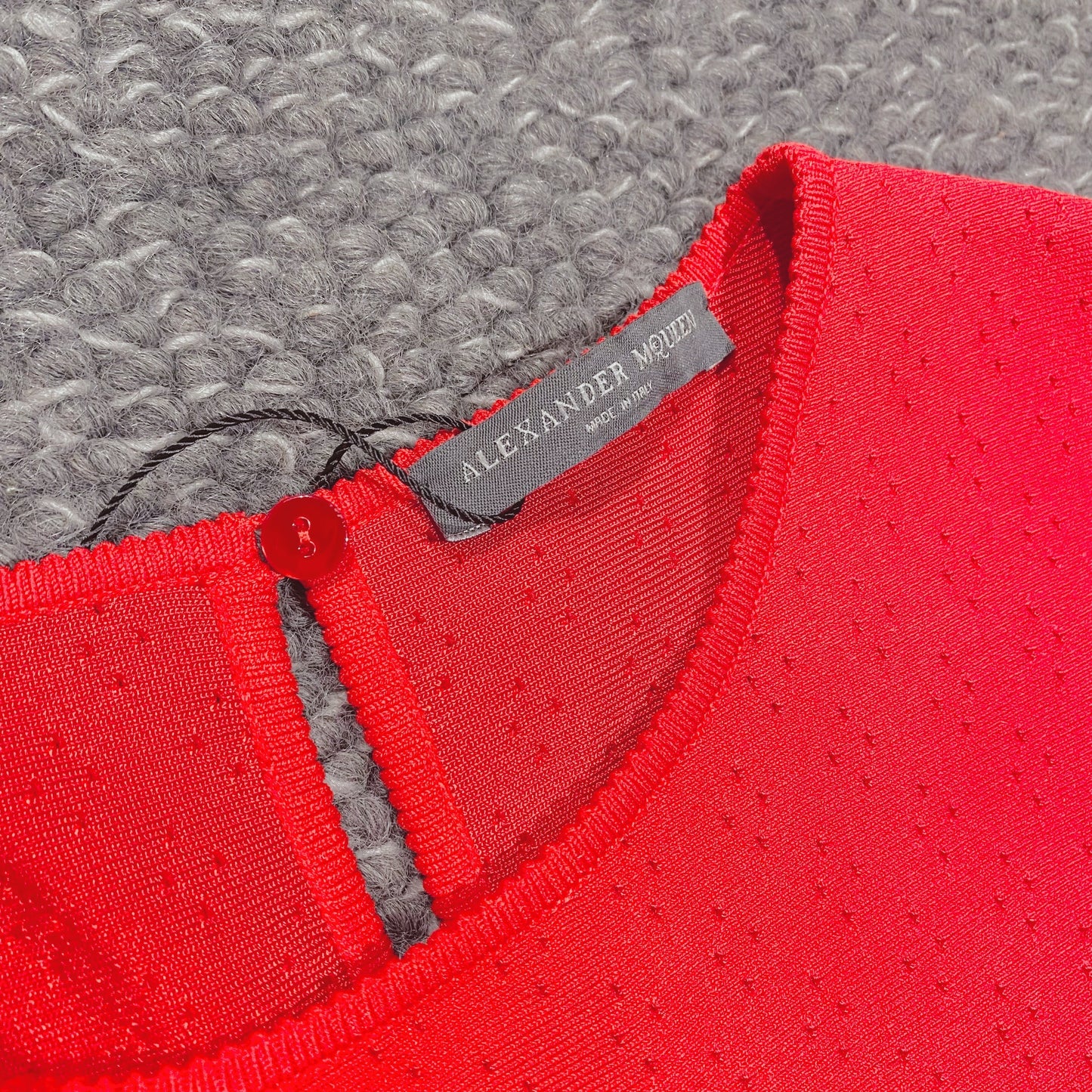 Alexander McQueen Long Red Skirt TWS