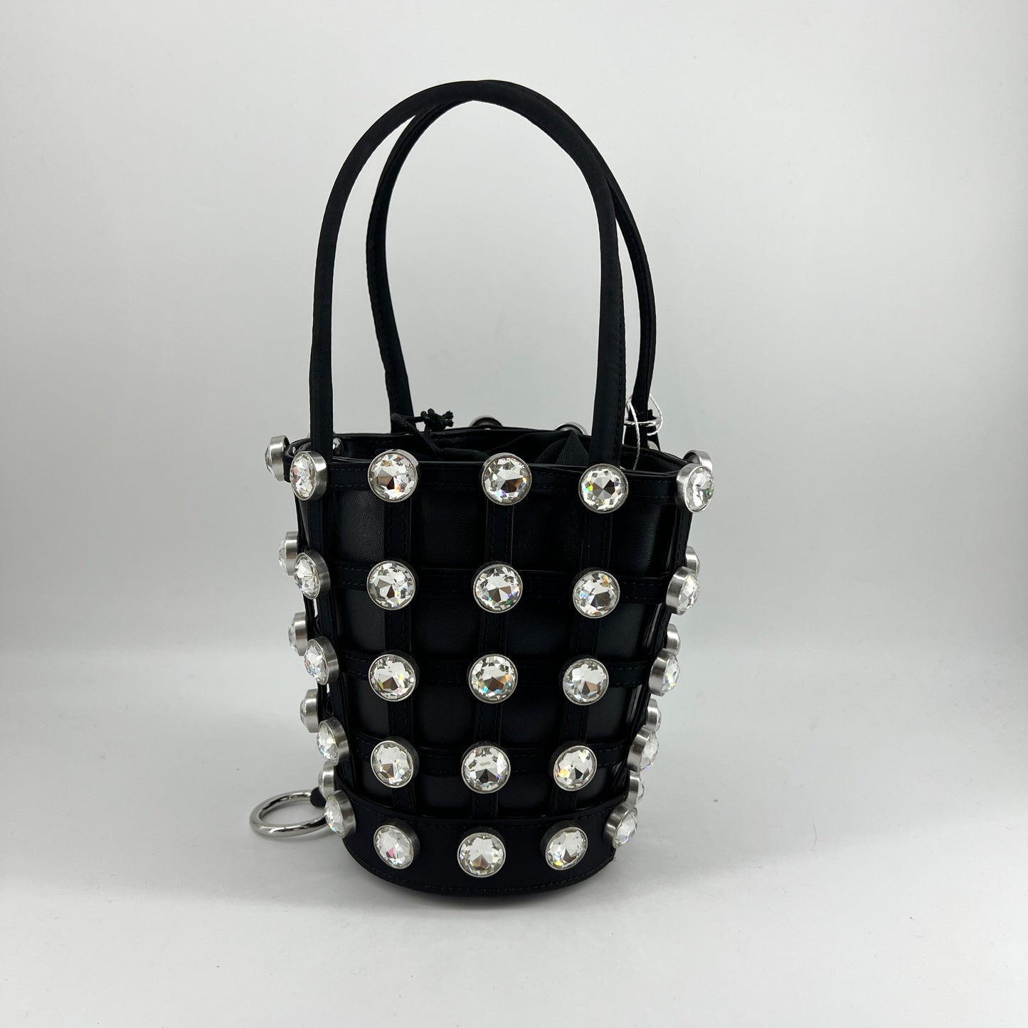 Alexander Wang Leather Crystal Roxy Mini Bucket bag