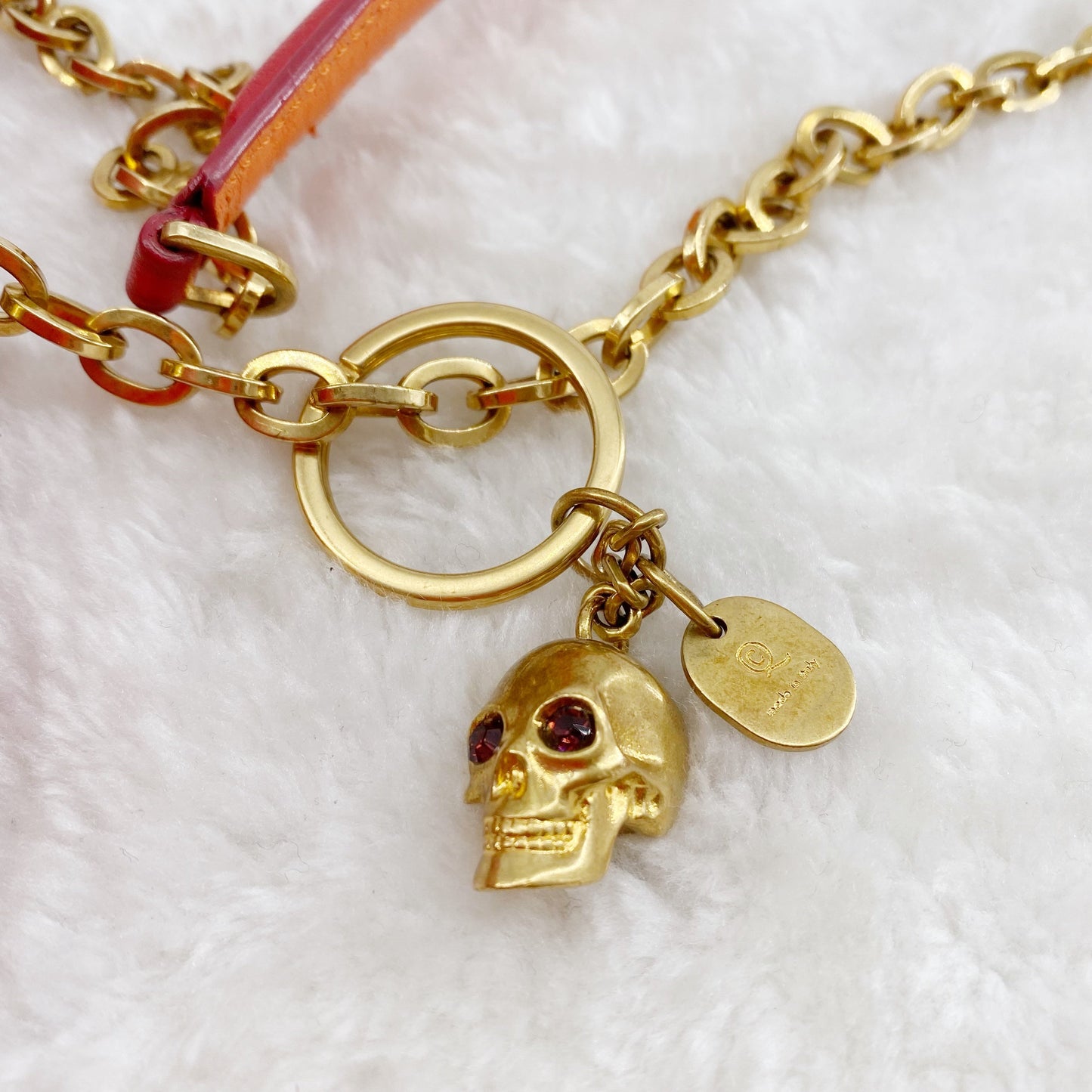 Alexander McQueen Red Chain Bag