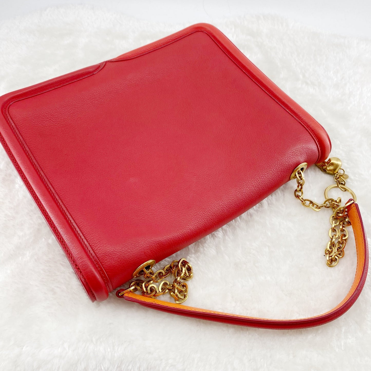 Alexander McQueen Red Chain Bag