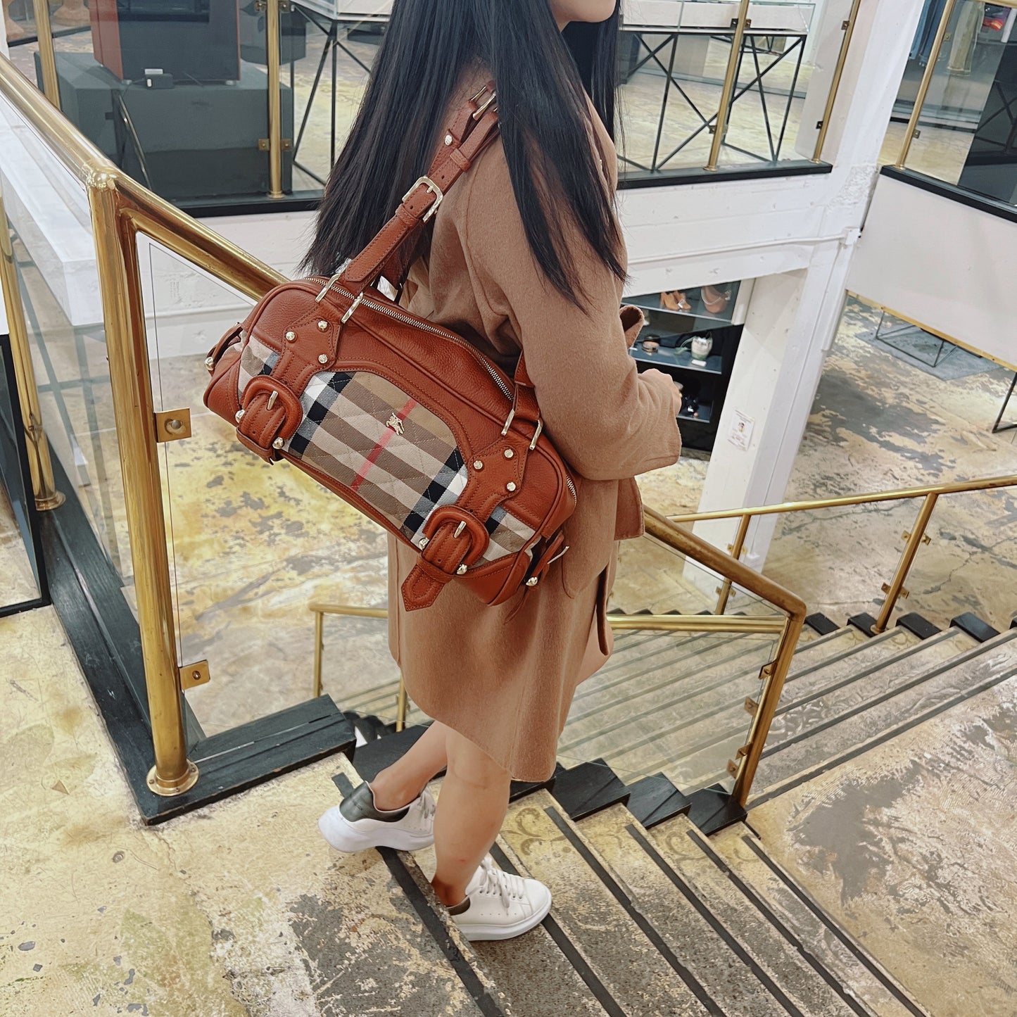 Burberry Plaid shoulder bag