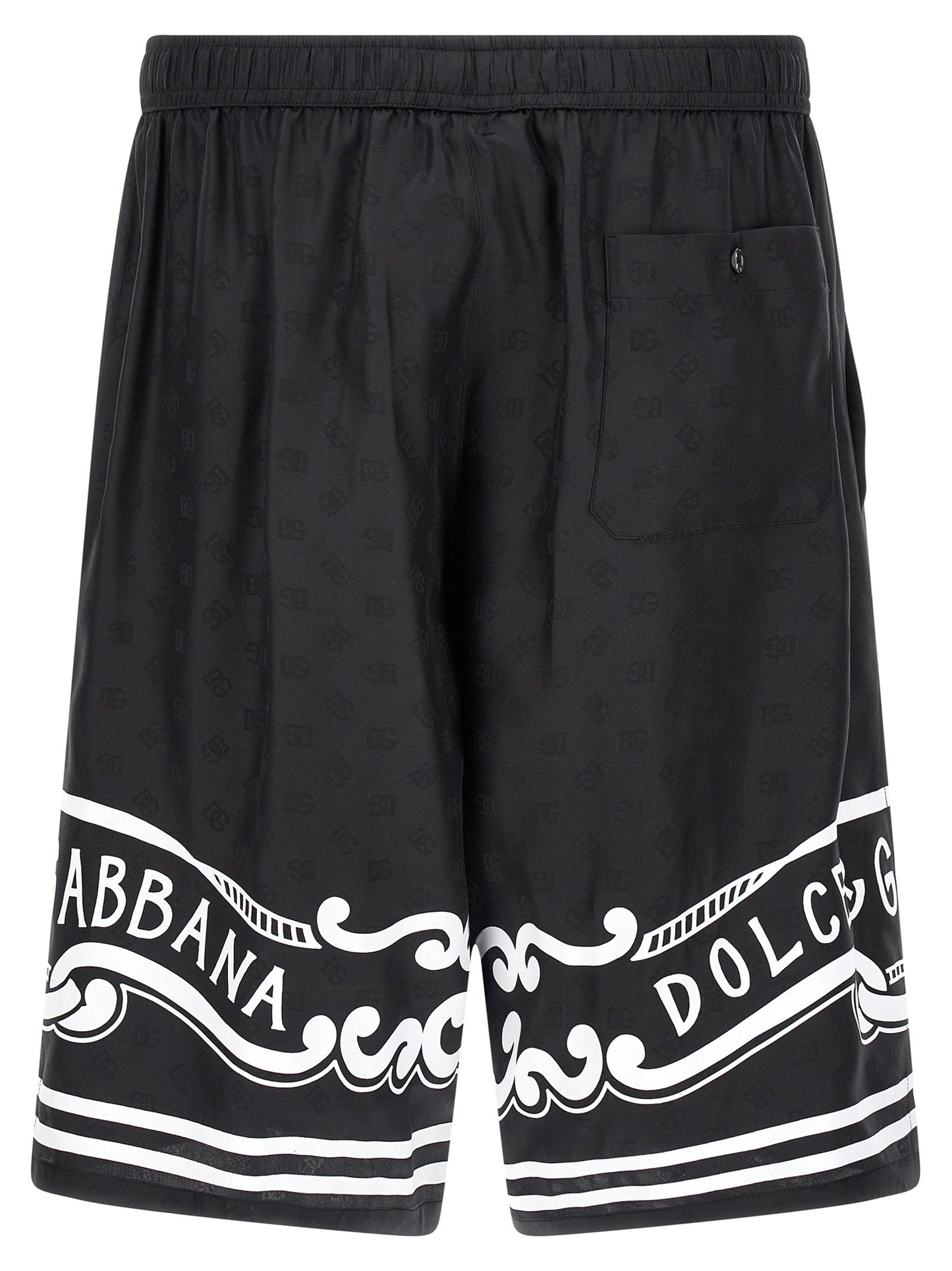 Dolce & Gabbana Men Bandana Silk Bermuda Shorts