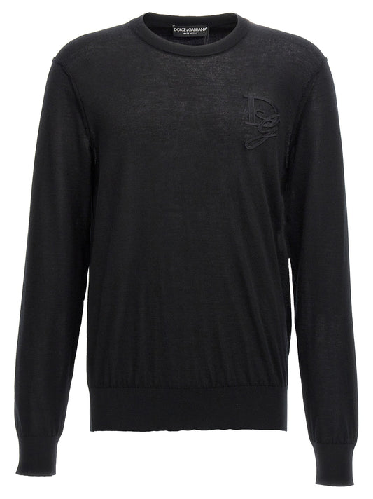 Dolce & Gabbana Men Logo Embroidery Sweater
