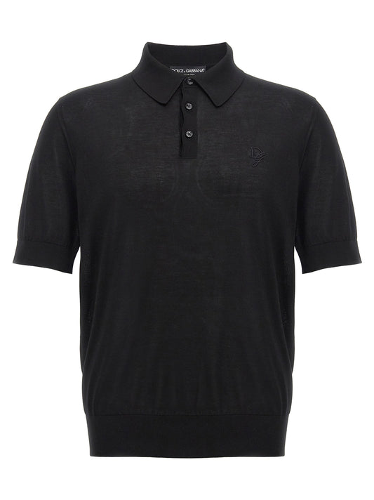 Dolce & Gabbana Men Knitted Polo Shirt