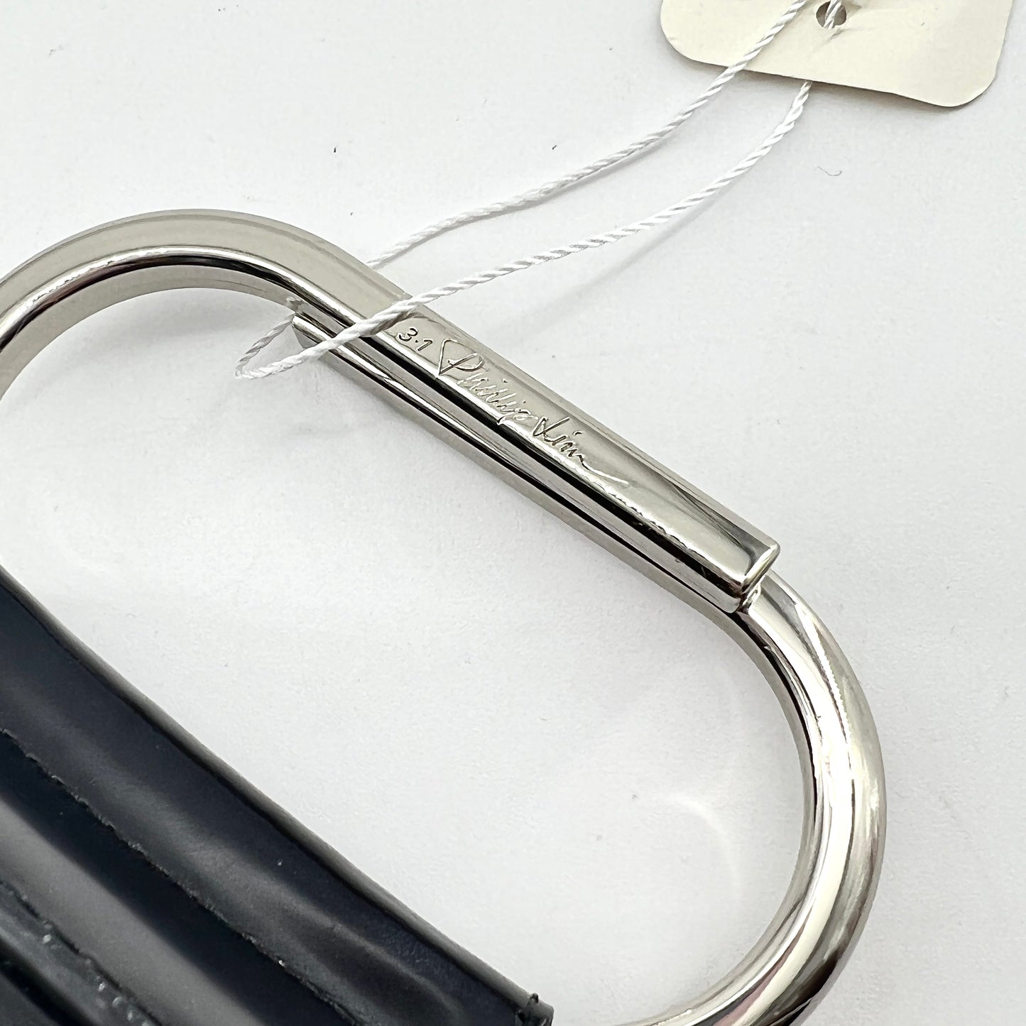 3.1 Phillip Lim Black Alix Circle Leather Clutch