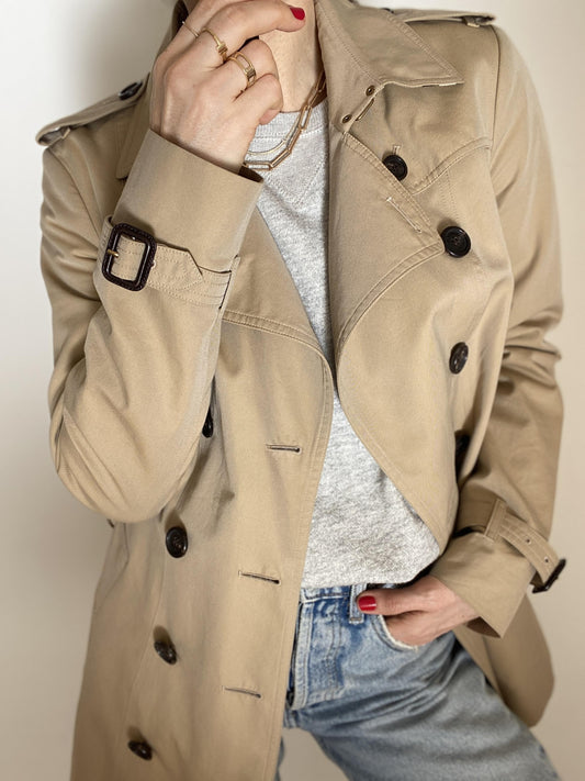 BURBERRY SANDRINGHAM TRENCHCOAT - UK 8/US 6/GER 36