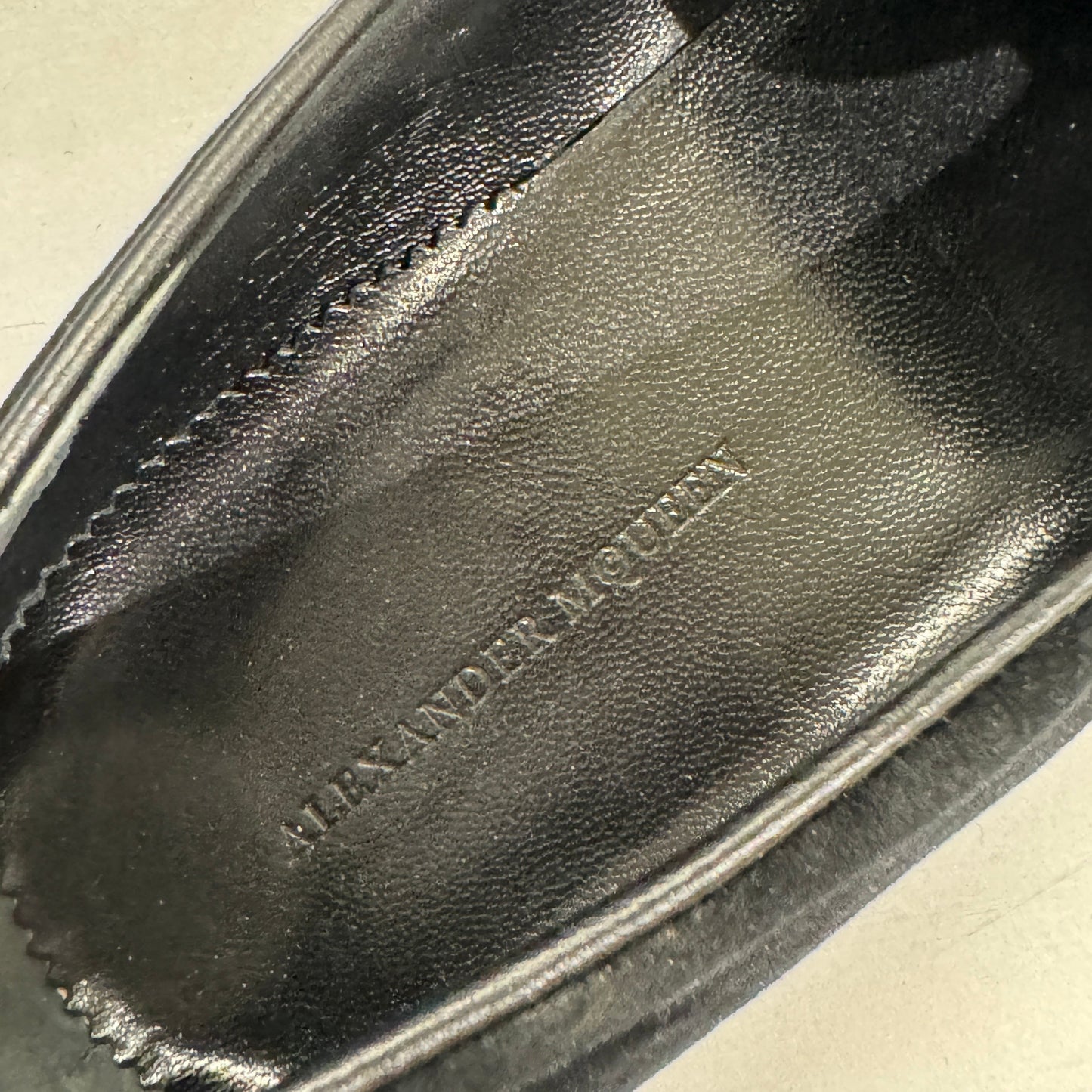 Alexander McQueen Crystal Velvet Men's Loafer Size42