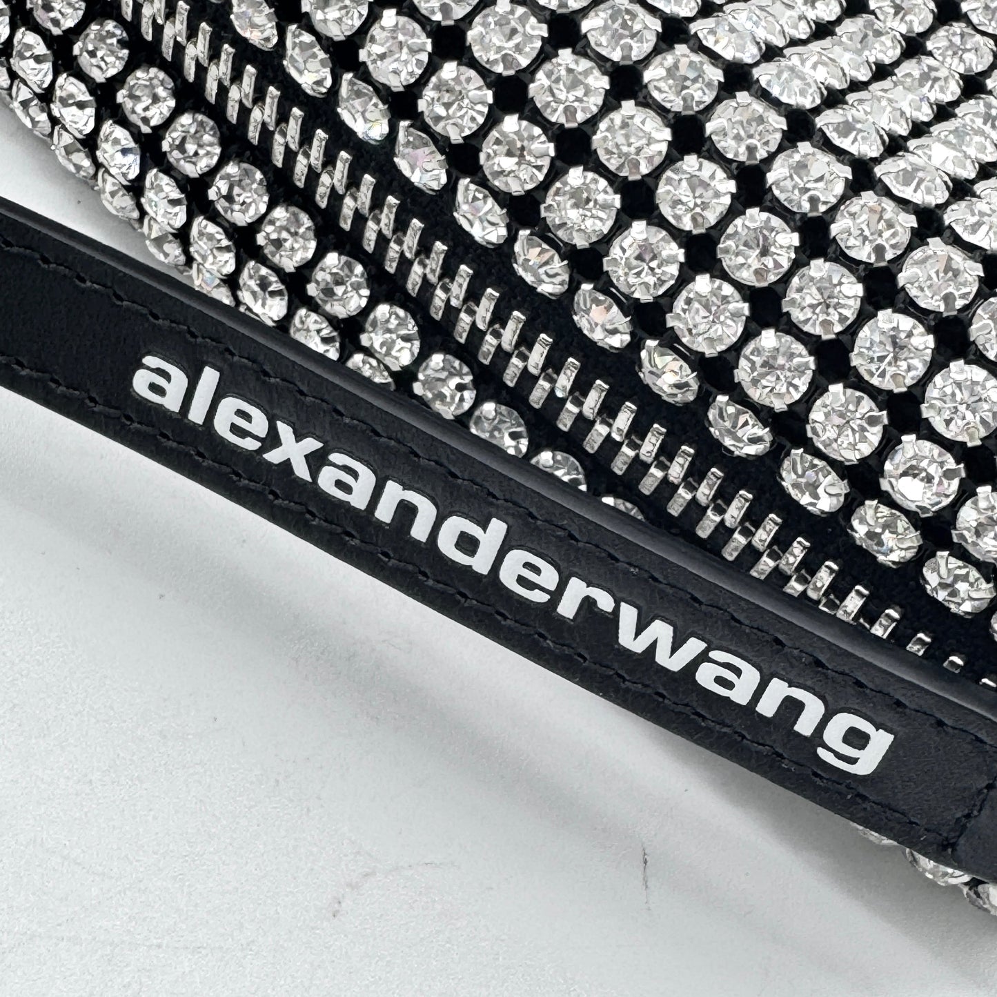 Alexander Wang Crystal Mesh Pouch Bag