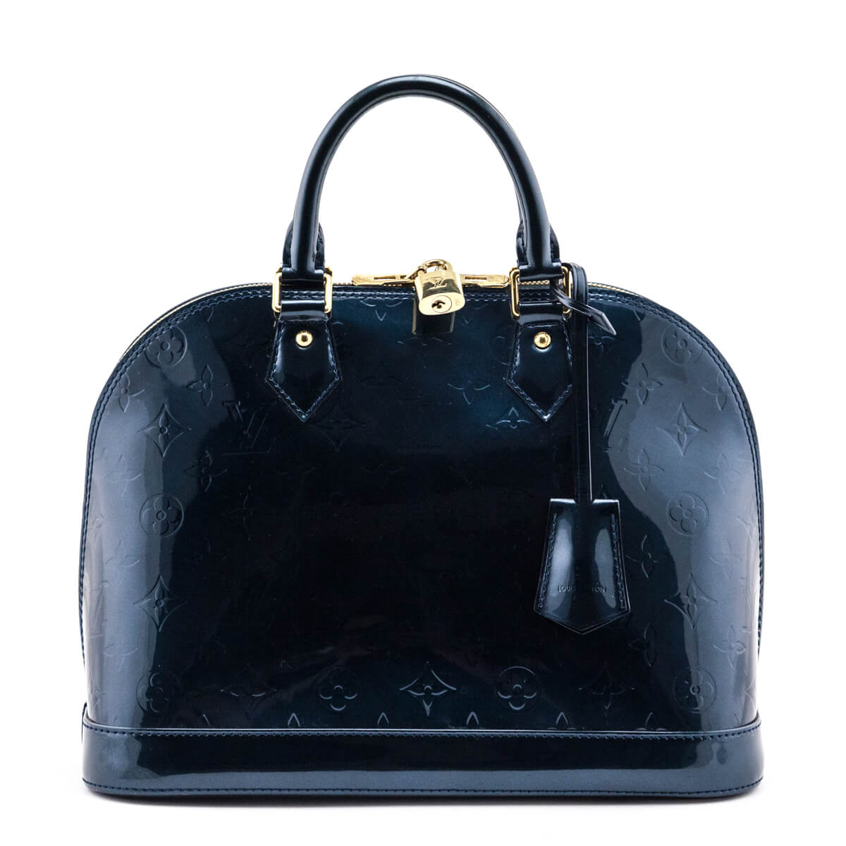 Louis Vuitton Bleu Nuit Monogram Vernis Alma PM