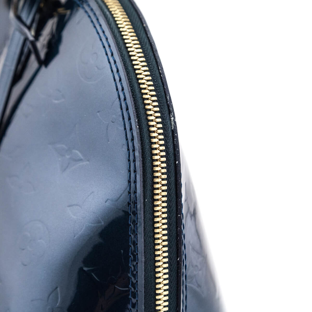 Louis Vuitton Bleu Nuit Monogram Vernis Alma PM