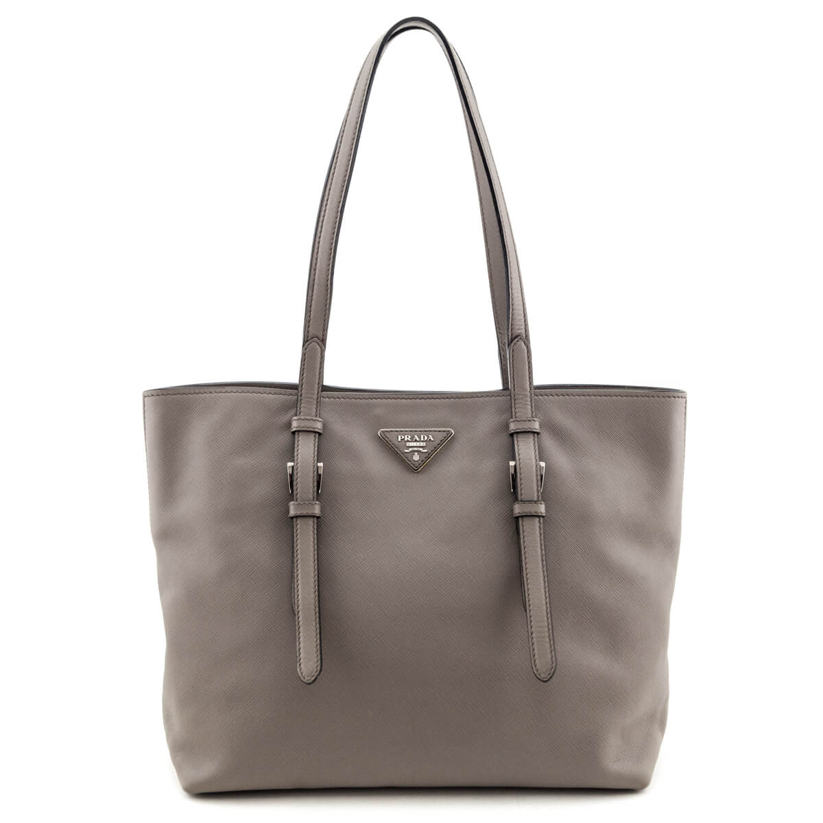 Prada Argilla Saffiano Soft Tote