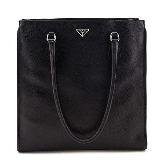 Prada Black Leather Vintage Cinghiale Tote