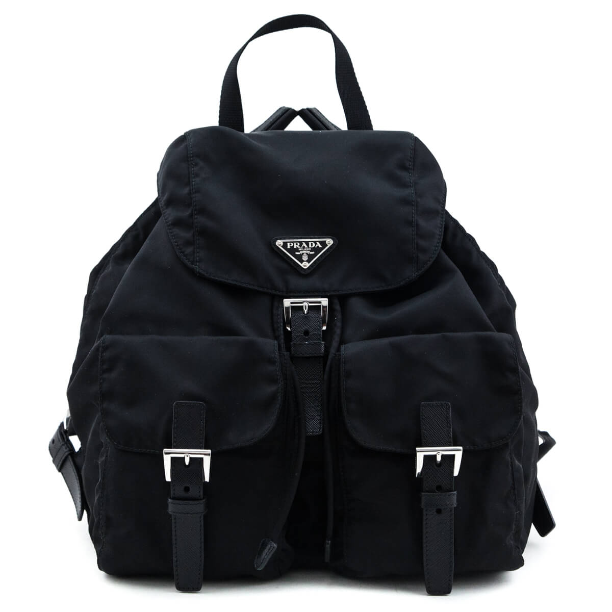 Prada Black Tessuto Nylon Vela Backpack