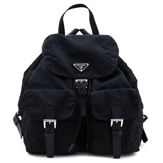 Prada Black Tessuto Nylon Vela Backpack