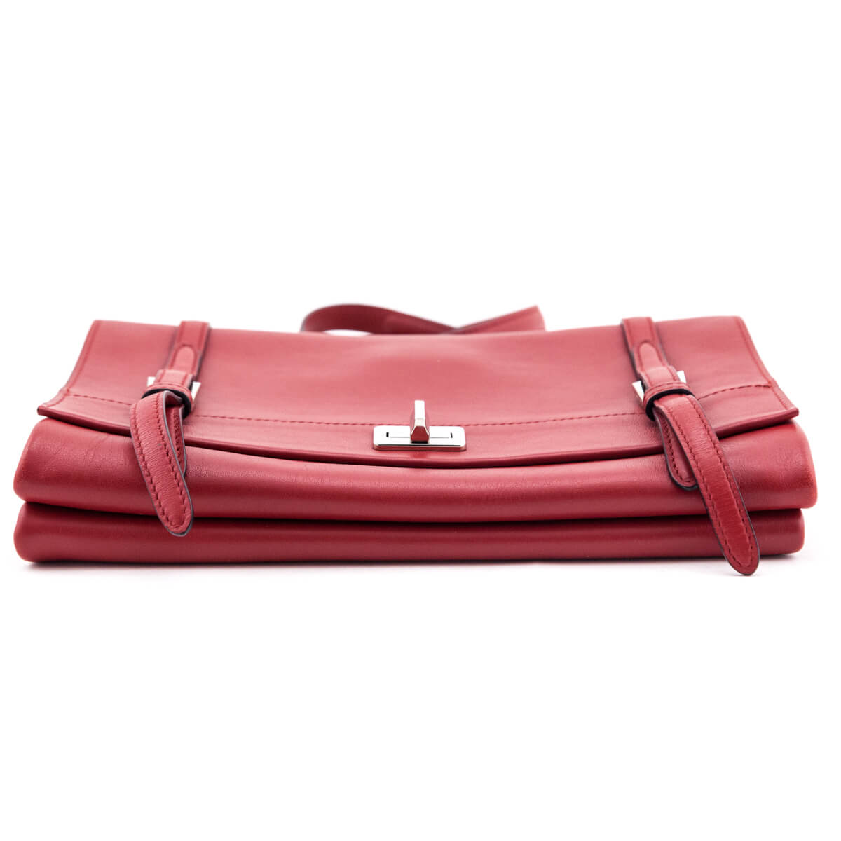 Prada Fuoco Lux Calf Double-Sided Flap Crossbody