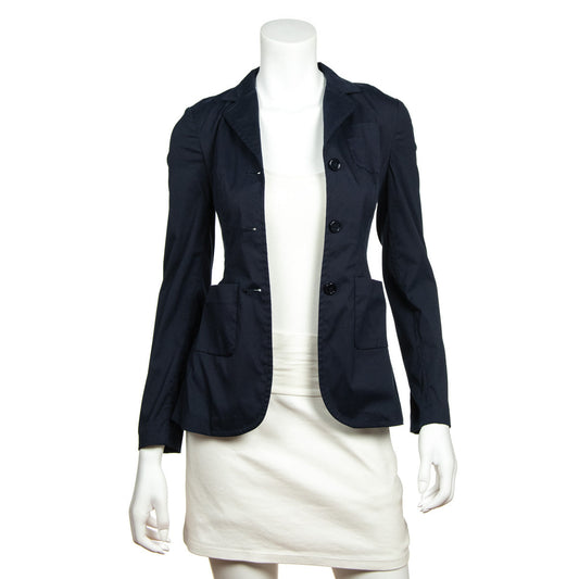 Prada Navy Jacket Size XXS | US 2