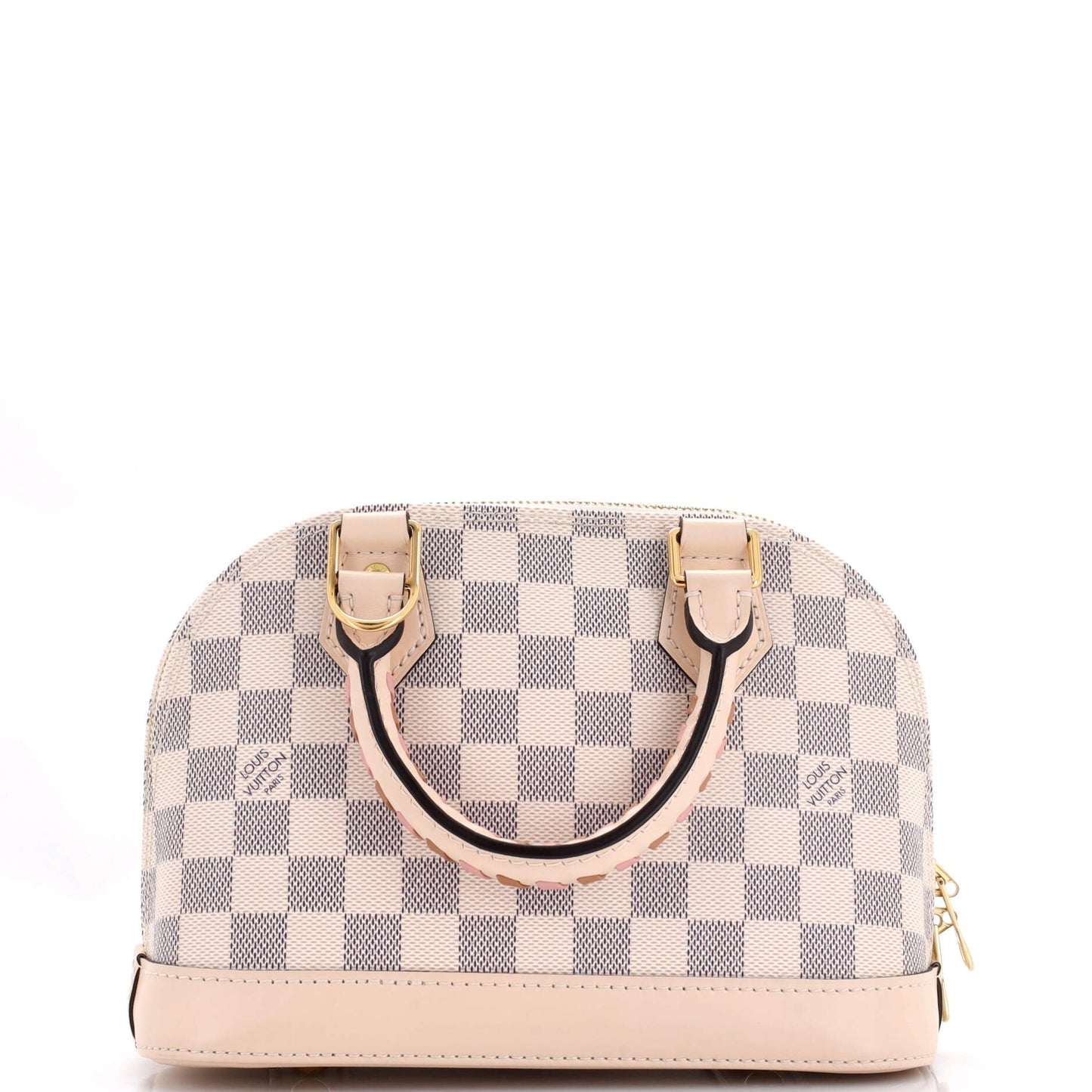 Alma Handbag Damier with Braided Detail BB