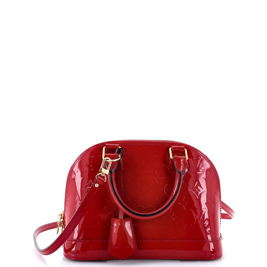 Alma Handbag Monogram Vernis BB