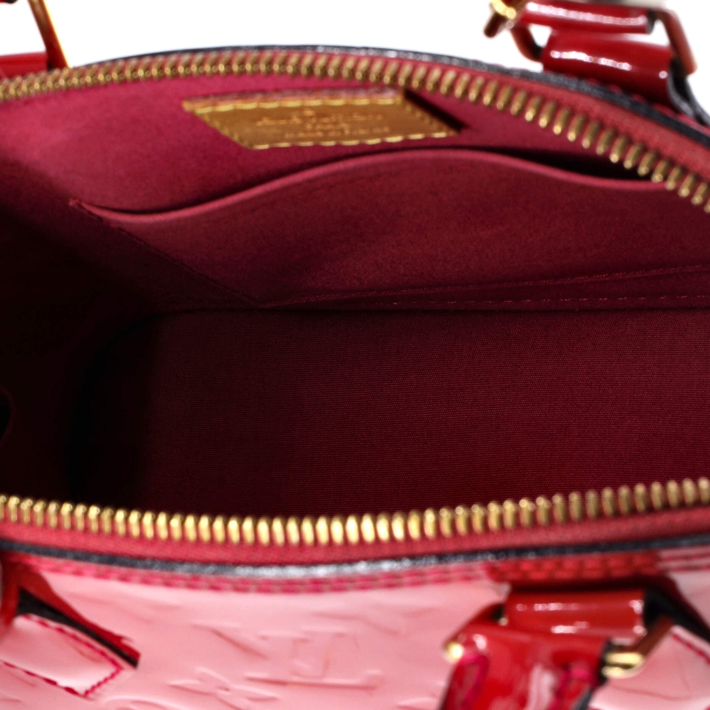 Alma Handbag Monogram Vernis BB