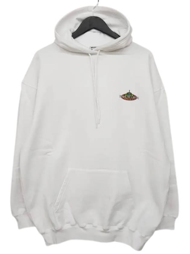 Balenciaga Bonjour Oversized Hoodie White