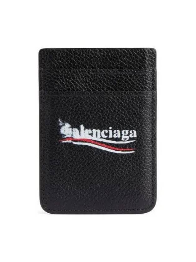 Balenciaga Cash Magnet Card Wallet Black