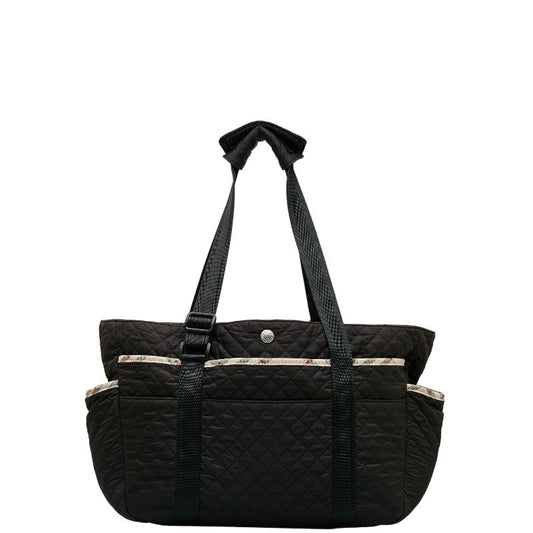 Burberry Nova Check  Mother's Bag s Bag Black Polyester  Burberry