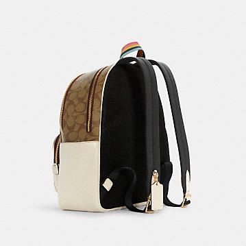 Coach Peanuts Court Backpack In Signature Canvas