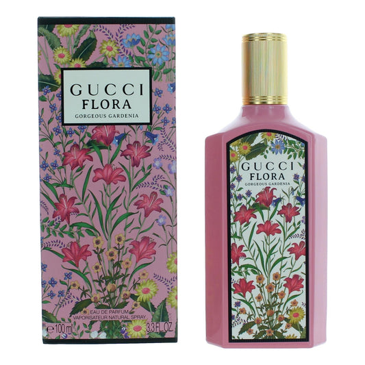2pcs Flora Gorgeous Gardenia by Gucci, 3.3 oz Eau De Parfum Spray for Women
