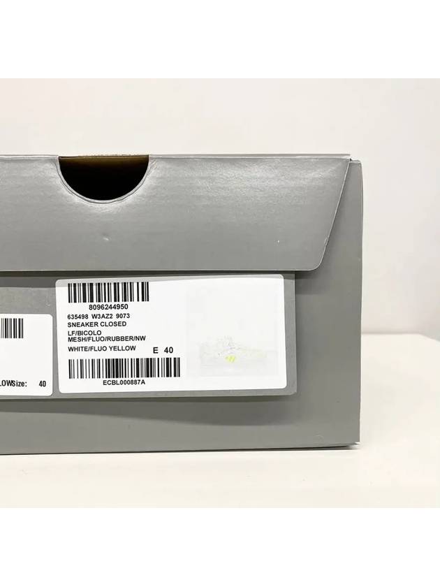 Balenciaga Drive Low Top Sneakers Fluo Yellow White