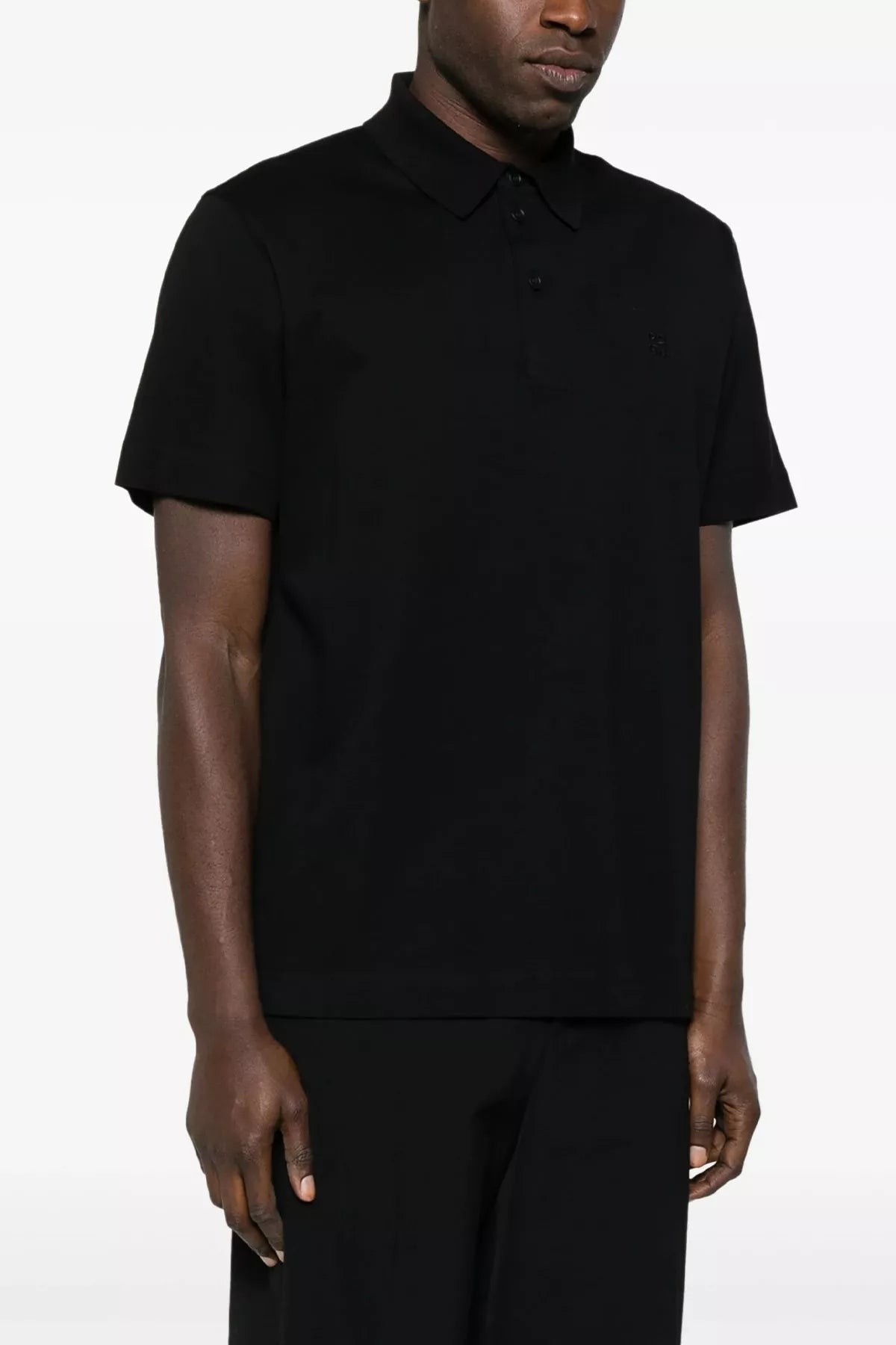 Givenchy Men Logo Embroidery Polo Shirt