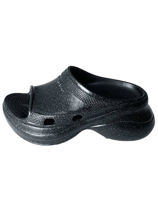Balenciaga Pool Platform Slipper Black