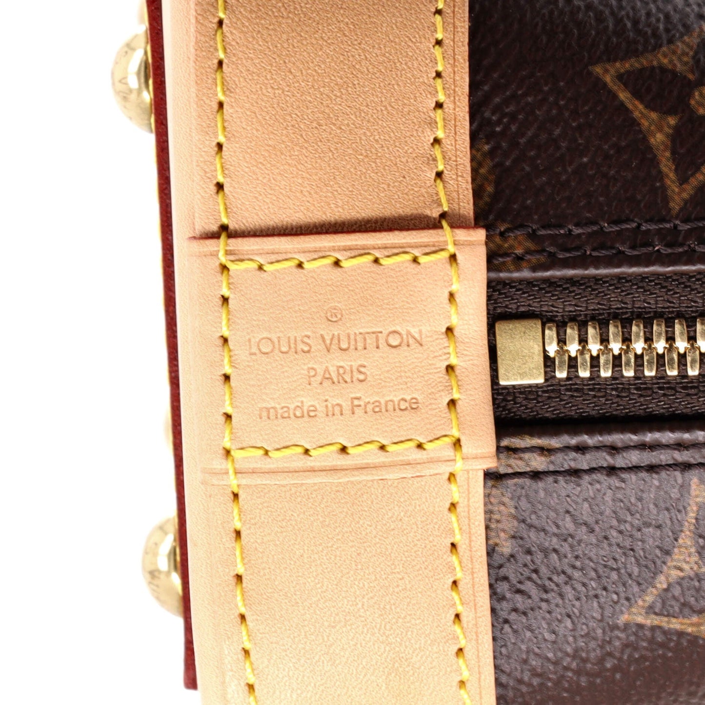 Alma Handbag Monogram Canvas BB