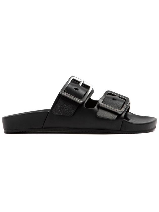Balenciaga Mallorca Strap Slippers Black
