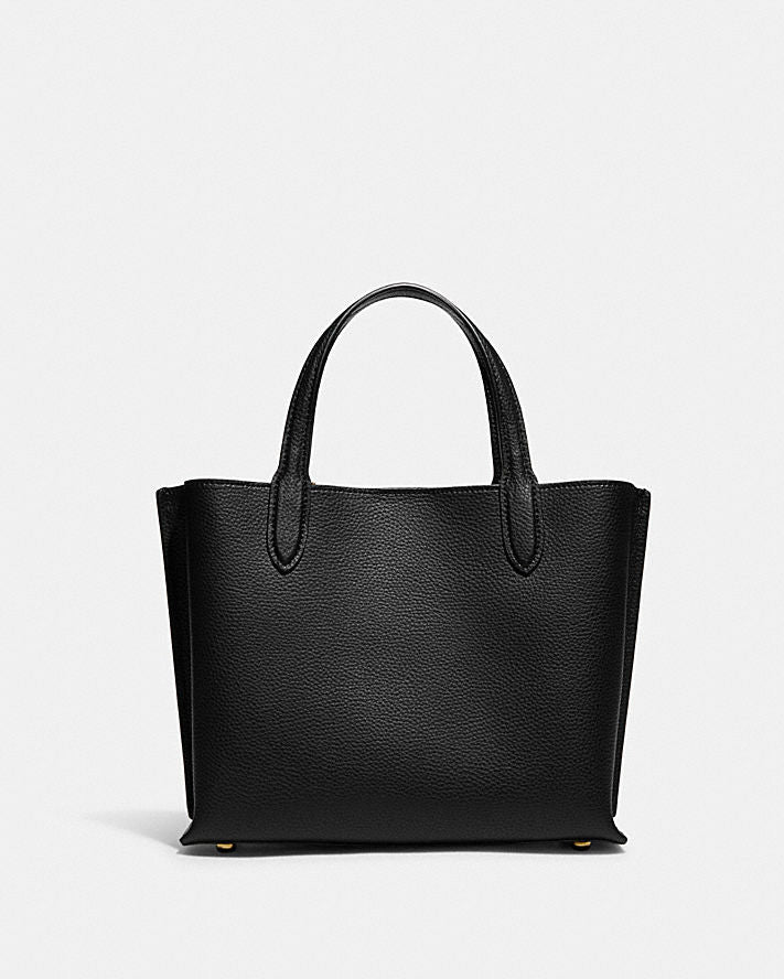 Coach Willow Tote 24 In Black