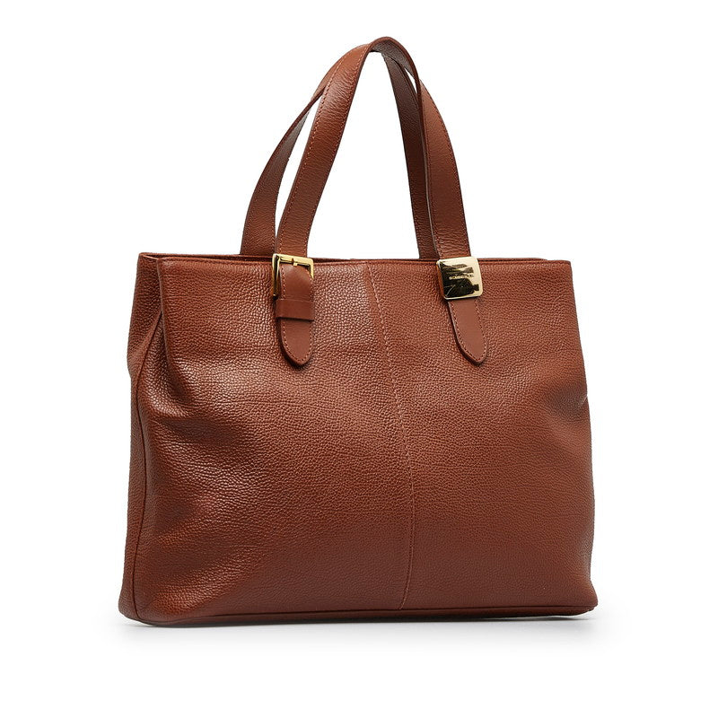 Burberry Nova Check Shadow Horse s Bag Brown Leather  Burberry
