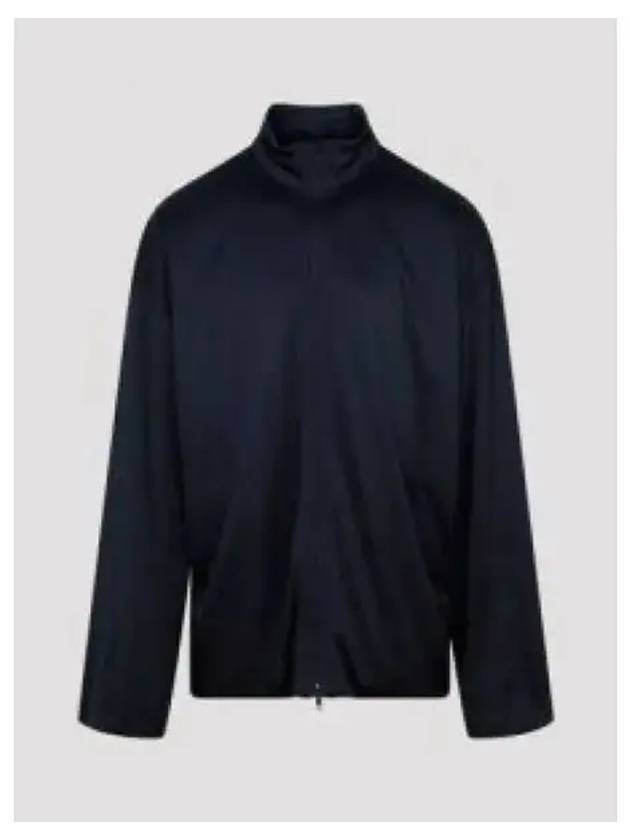 Balenciaga Side Zip Pockets Track Jacket Blue