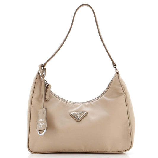 Prada Re-Edition 2005 Hobo Tessuto with Saffiano Leather Mini