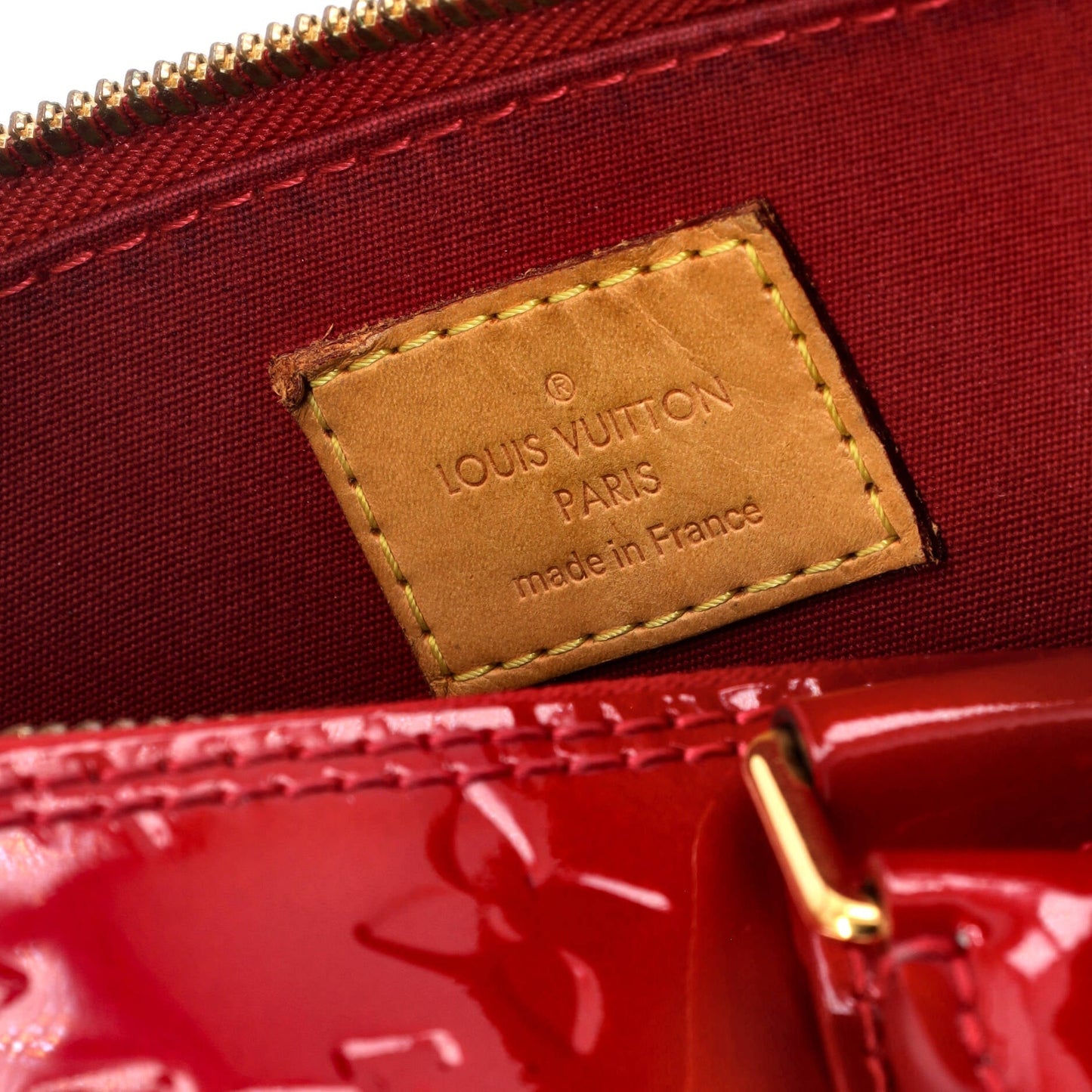 Alma Handbag Monogram Vernis BB