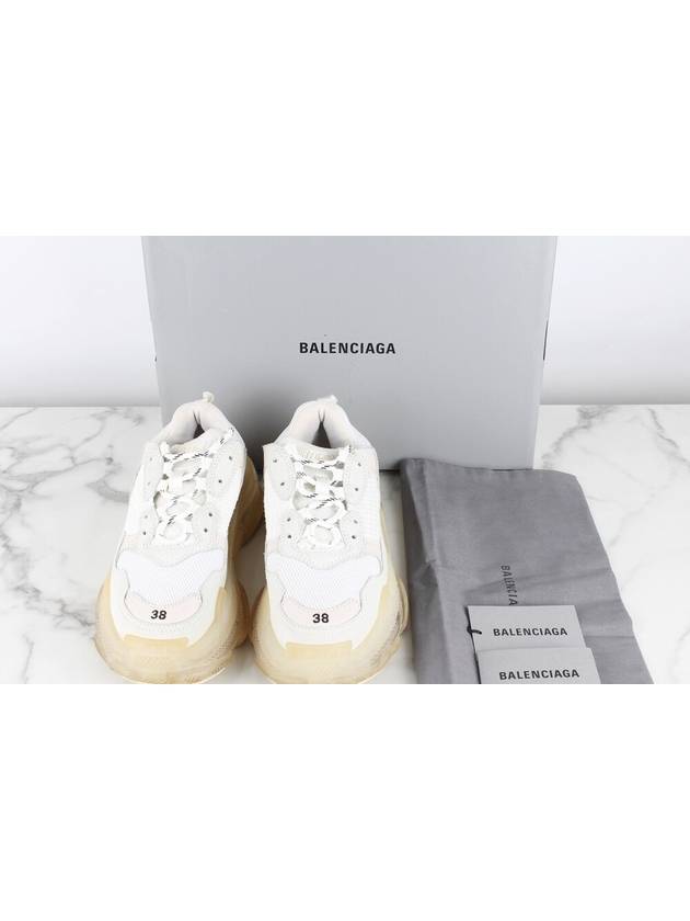 Balenciaga Triple S clear sole sneakers 38 250