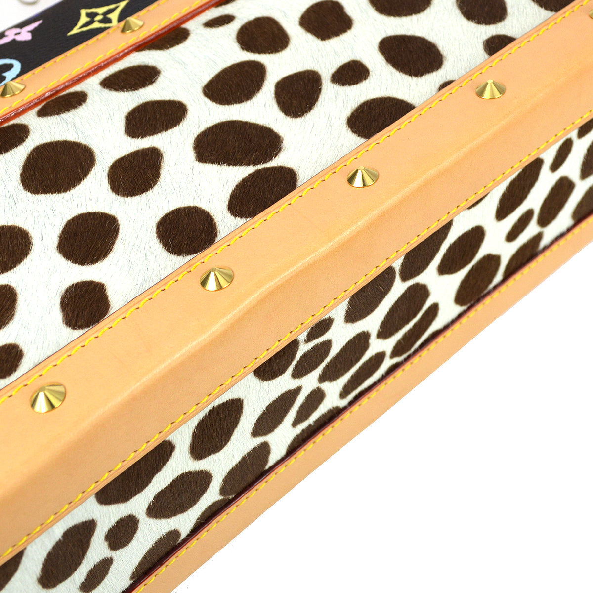 Louis Vuitton 2003 Monogram Multicolor Sac Dalmatian Handbag M92825