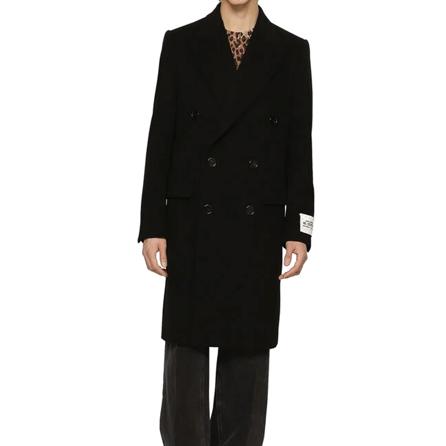 Dolce & Gabbana Double-Breasted Wool Coat Men