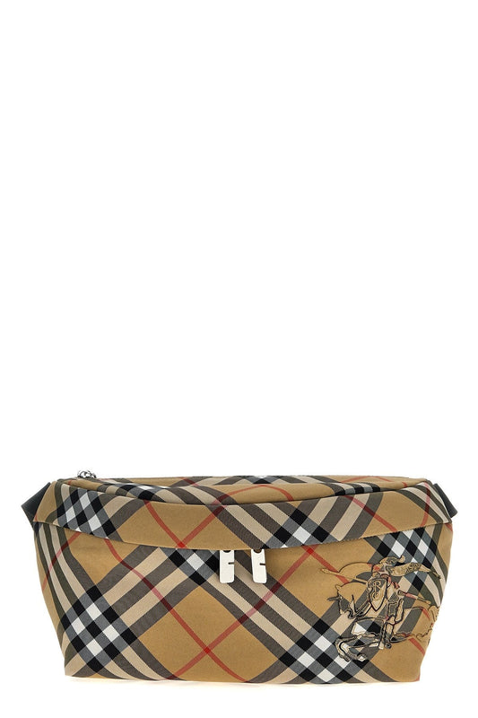 Burberry Men Check Waist Bag