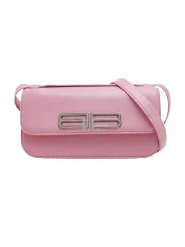 Balenciaga Gossip Calfskin Small Shoulder Bag Candy Pink